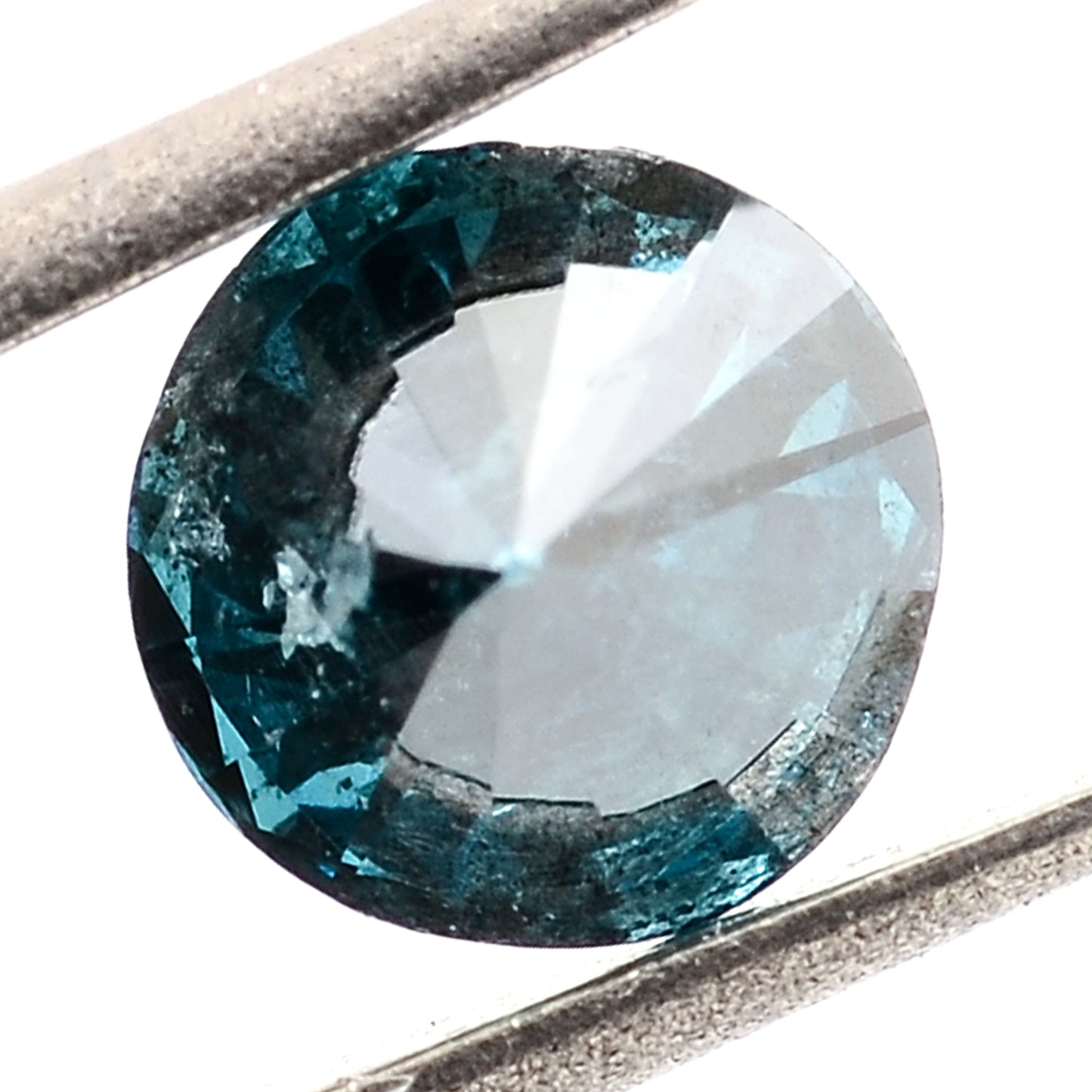 0.58 Blue Diamond Round Loose Gemstone