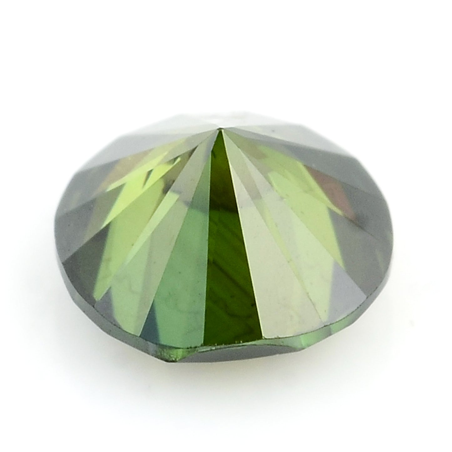 0.36 Green Diamond Round Loose Gemstone