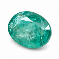 1.8 Natural Beryl Emerald Oval Mixed Cut Gemstone