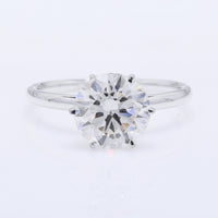 2.75 Carats Lab Grown Diamond 14K Gold Ring