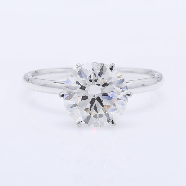 2.75 Carats Lab Grown Diamond 14K Gold Ring