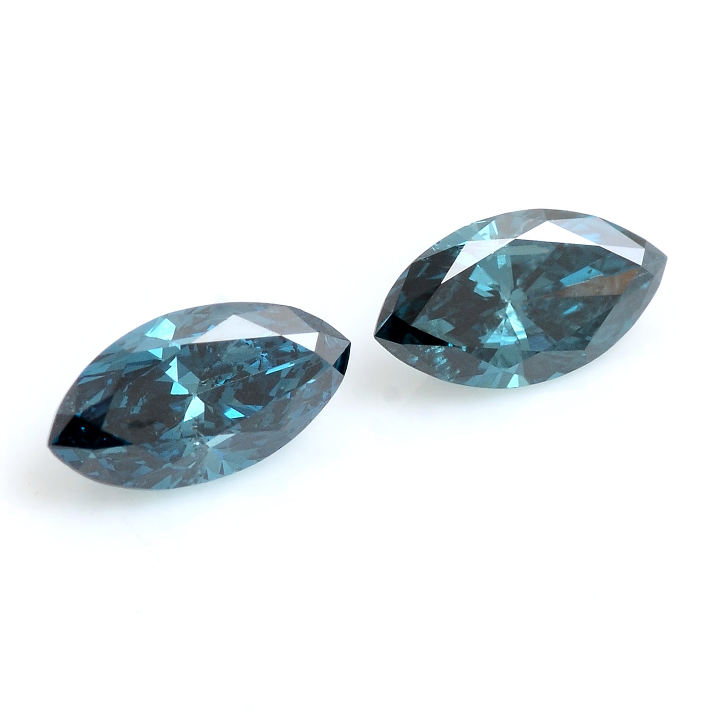 0.60 Carat Blue Diamond Marquise Loose Gemstone