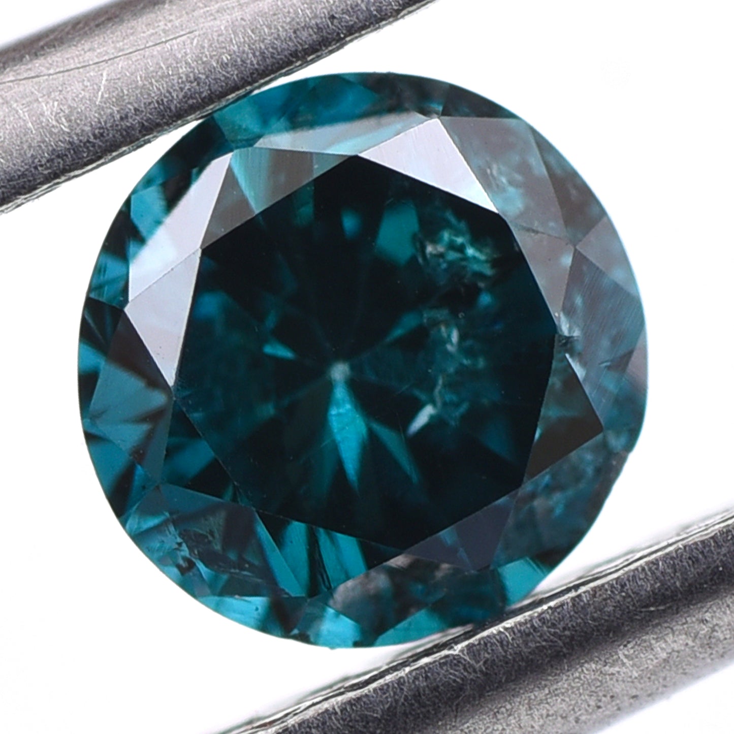 0.4 Blue Diamond Round Loose Diamond