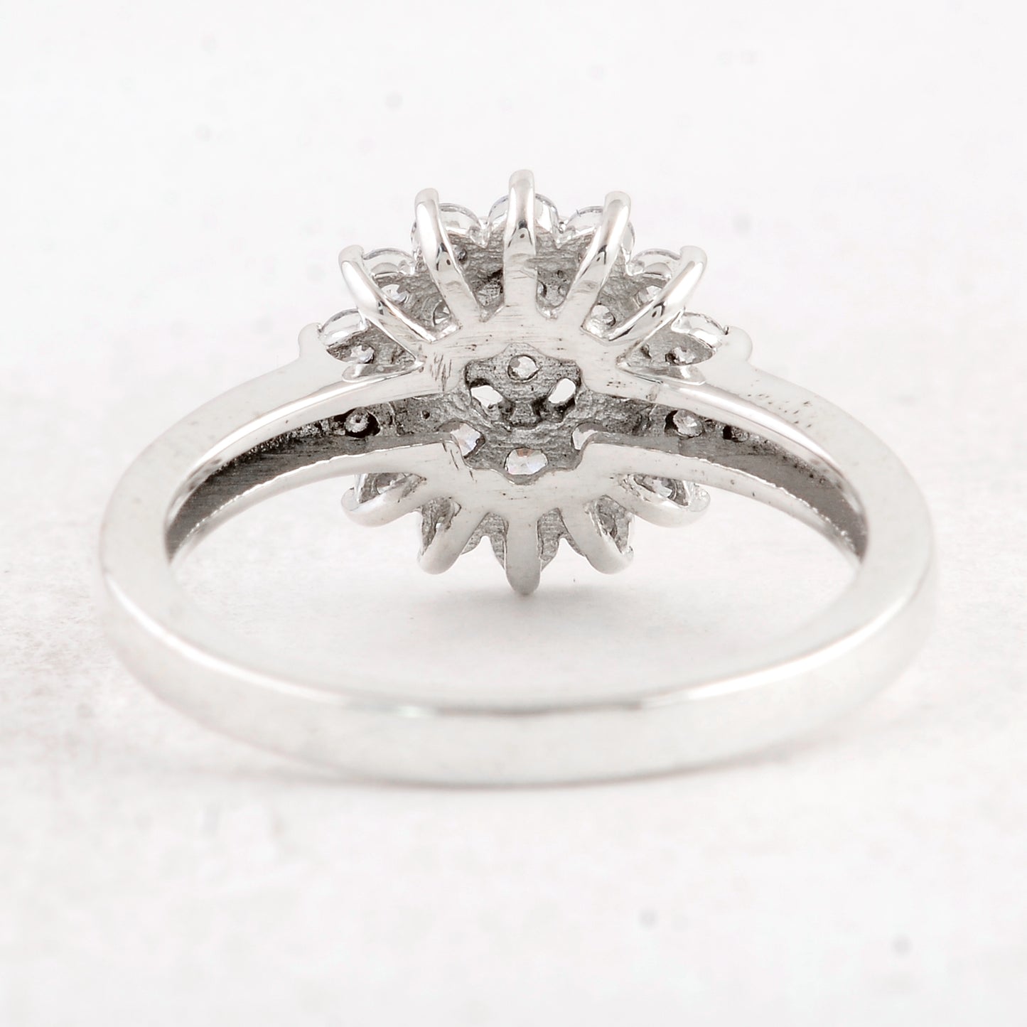 1.06 Ct Round Cubic Zirconia 925 Sterling Silver Ring