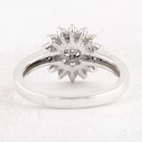 1.06 Ct Round Cubic Zirconia 925 Sterling Silver Ring