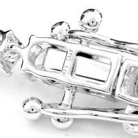 4.39 Carats Lab Grown Diamond 14K Gold Bracelet