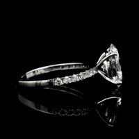2.83 Carats Lab Grown Diamond 950 Platinum Ring