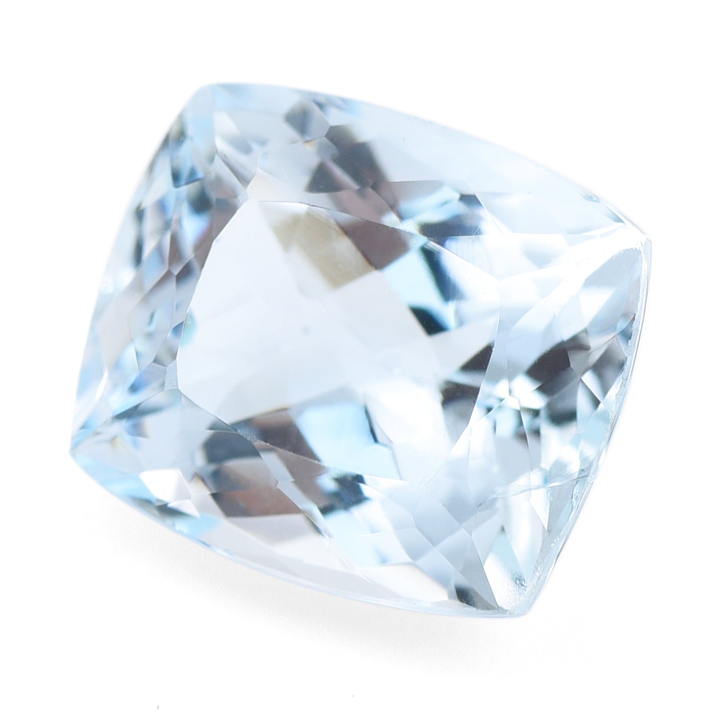 5.5 Natural Beryl Aquamarine Rectangular Cushion Mixed Cut Gemstone