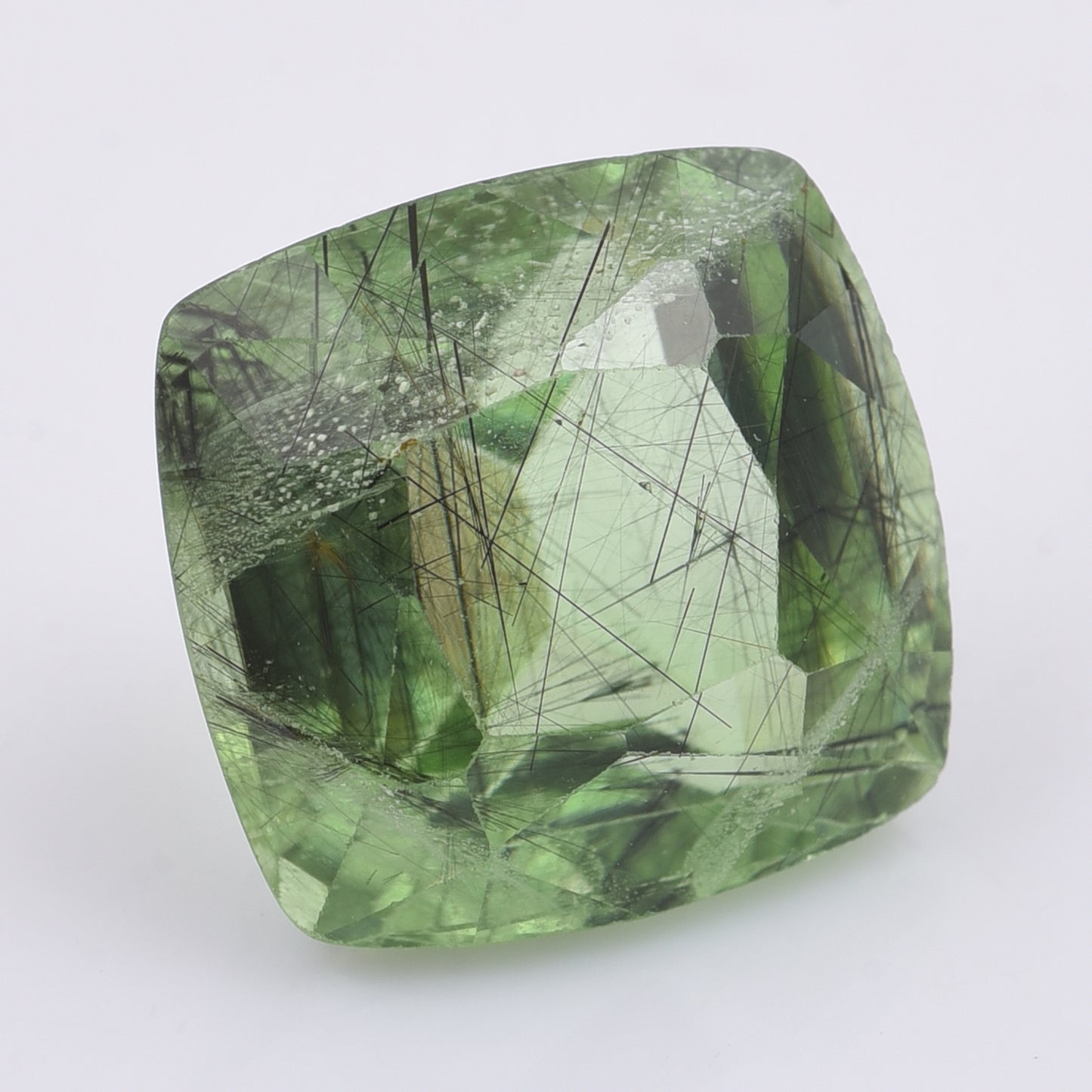 9.28 Natural Peridot Cushion Mixed Cut Gemstone