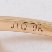 2.44 Ct Oval Aquamarine 9K Gold Ring