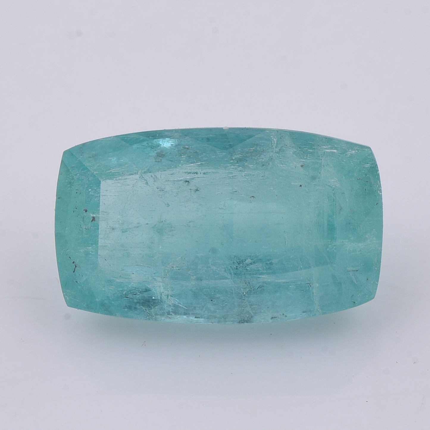 3.96 Natural Beryl Emerald Rectangular Cushion Mixed Cut Gemstone
