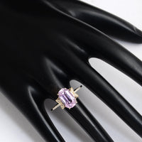 3.86 Carats Kunzite 14K Gold Ring
