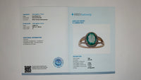 1.89 Ct Oval Mixed Cut Natural Emerald 14K Gold Ring