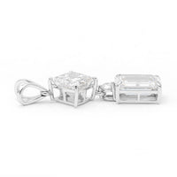 3.60 Carats Lab Grown Diamond 14K Gold Pendant