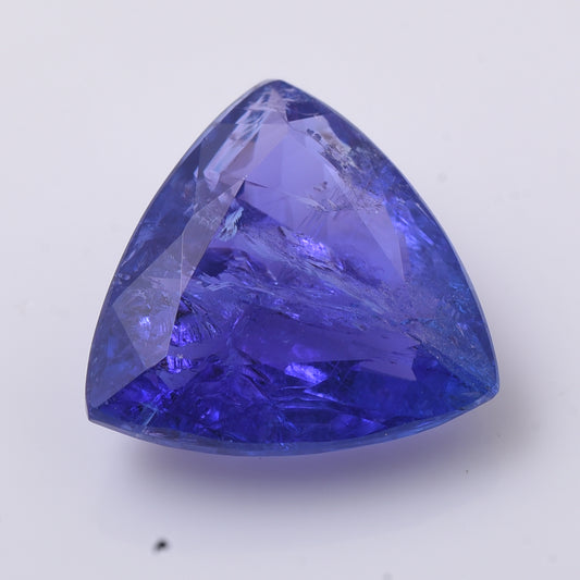 7.94 Natural Zoisite Tanzanite Triangular Mixed Cut Gemstone