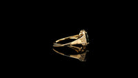 1.76 Ct Oval Natural Sapphire 14K Gold Ring