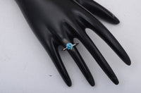 1.20 Carats Blue Lab Grown Diamond 14K Gold Ring