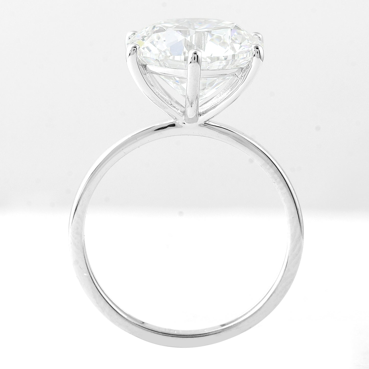 6.08 Carats Lab Grown Diamond 14K Gold Ring