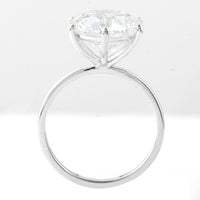 6.08 Carats Lab Grown Diamond 14K Gold Ring