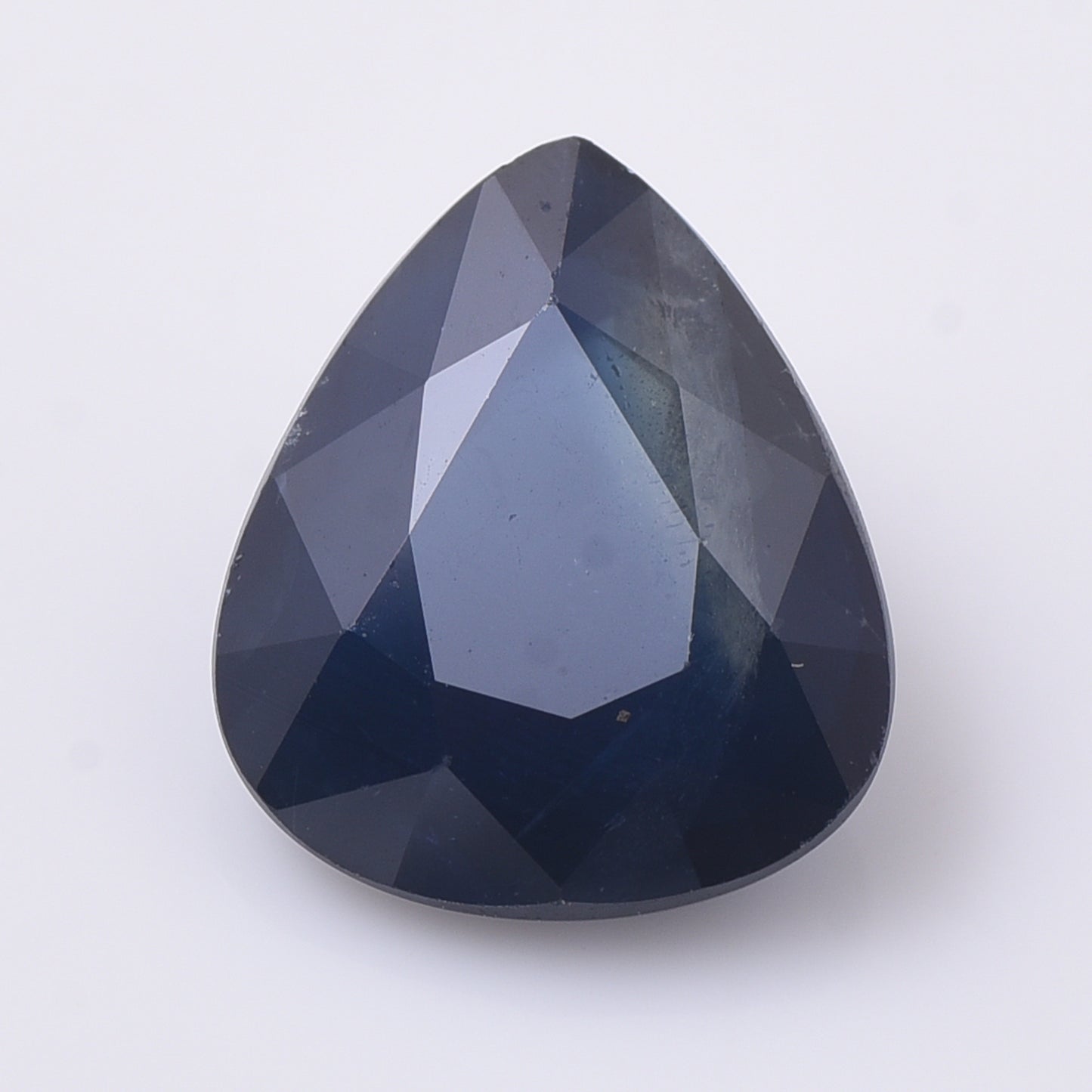 3.73 Natural Corundum Sapphire Pear Mixed Cut Gemstone