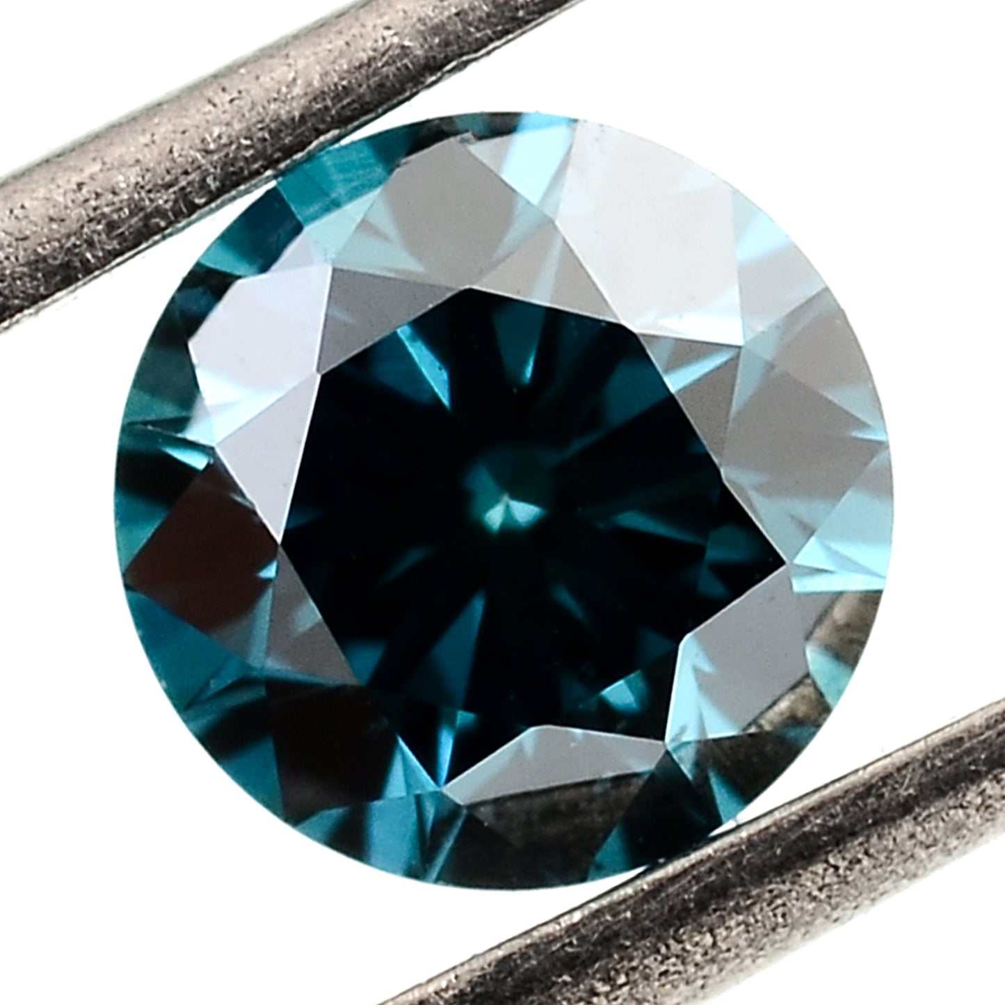 0.60 Blue Diamond Round Loose Gemstone