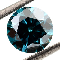 0.60 Blue Diamond Round Loose Gemstone