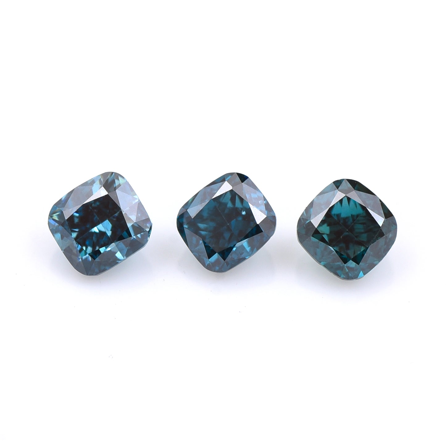 0.65 Blue Diamond Cushion Loose Diamond