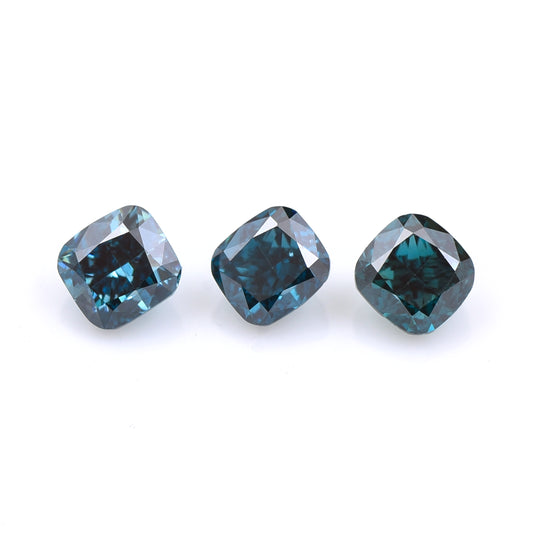 0.65 Blue Diamond Cushion Loose Diamond