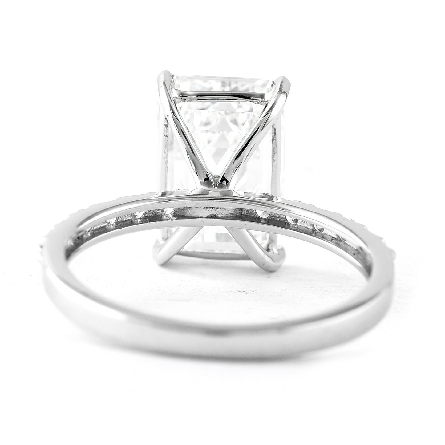 4.80 Carats Lab Grown Diamond 950 Platinum Ring