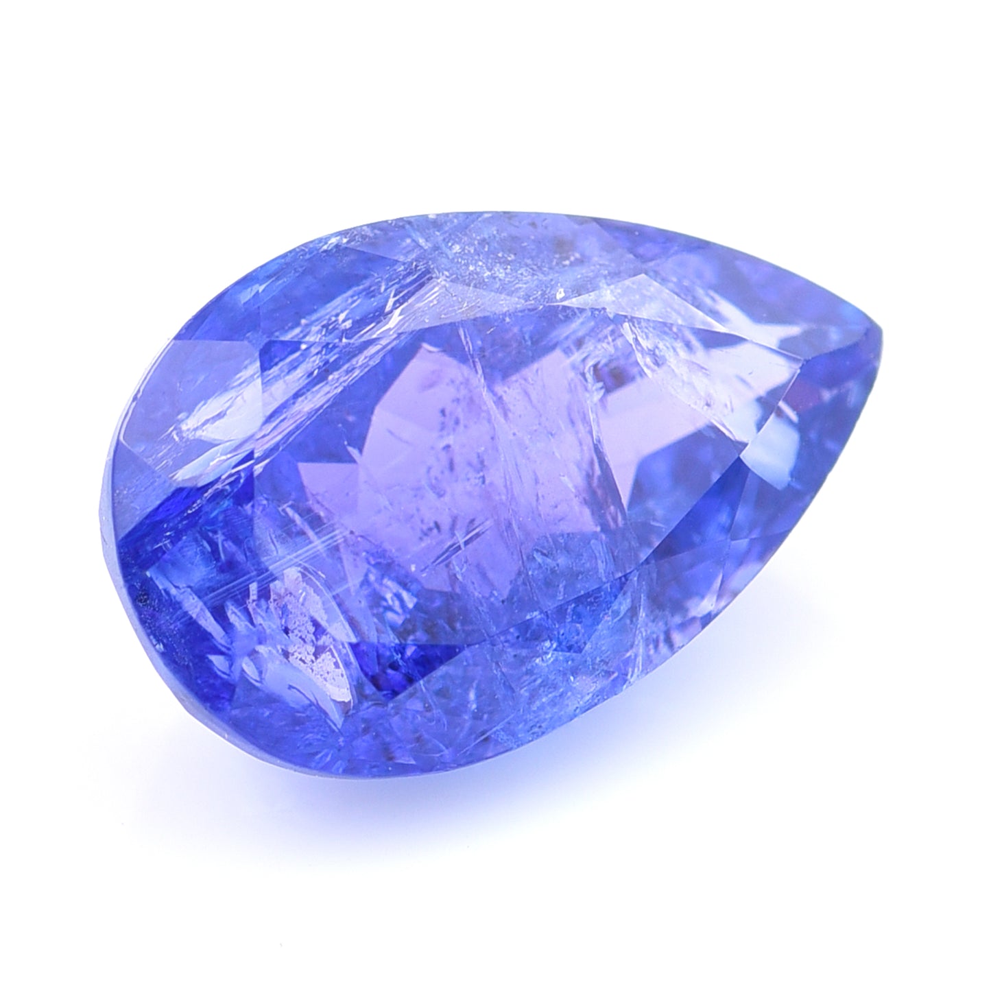 5.23 Natural Zoisite Tanzanite Pear Mixed Cut Gemstone