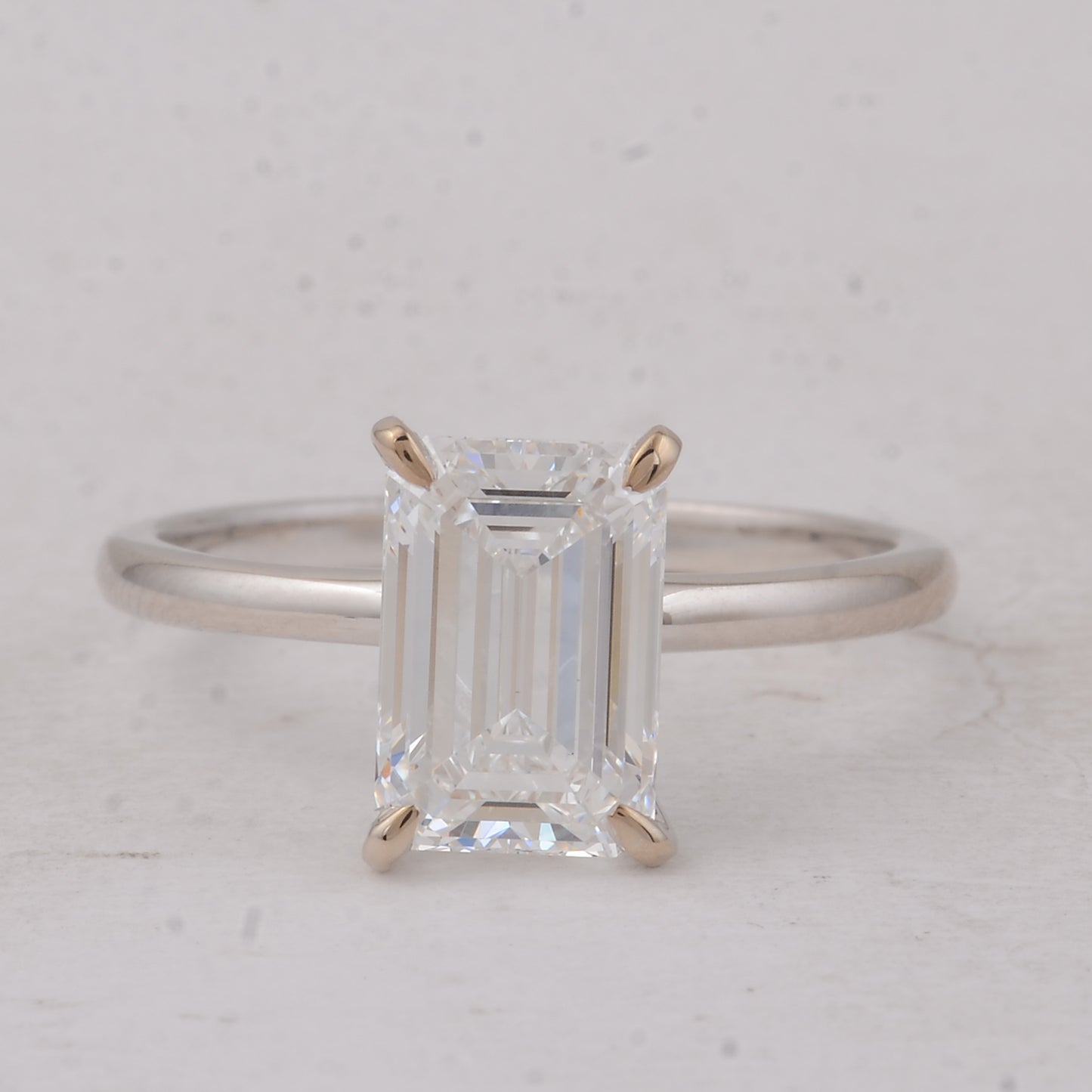 2.52 Carats Lab Grown Diamond 14K Gold Ring