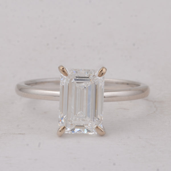 2.52 Carats Lab Grown Diamond 14K Gold Ring