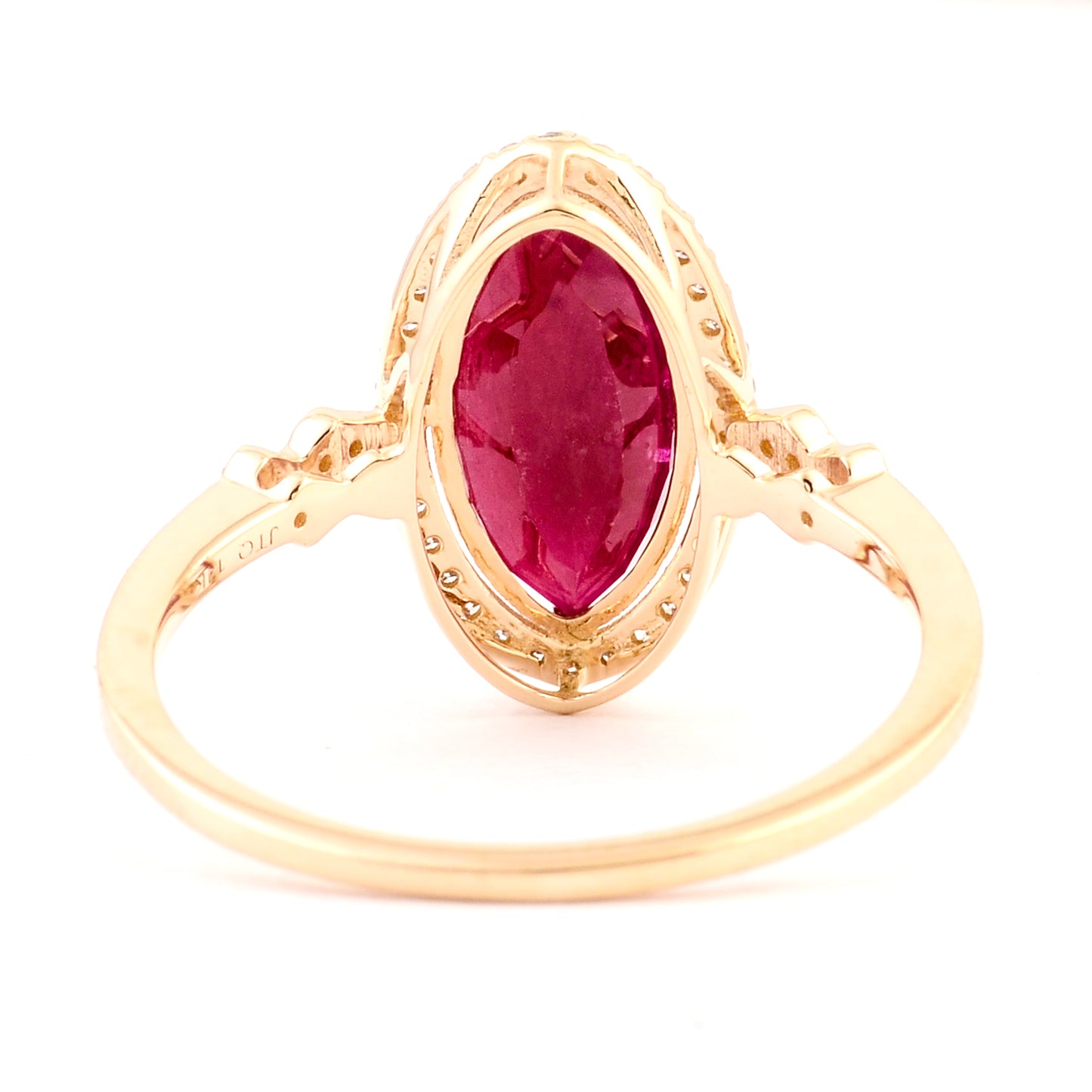 2.69 Ct Natural Codundum Ruby 14K Gold Ring