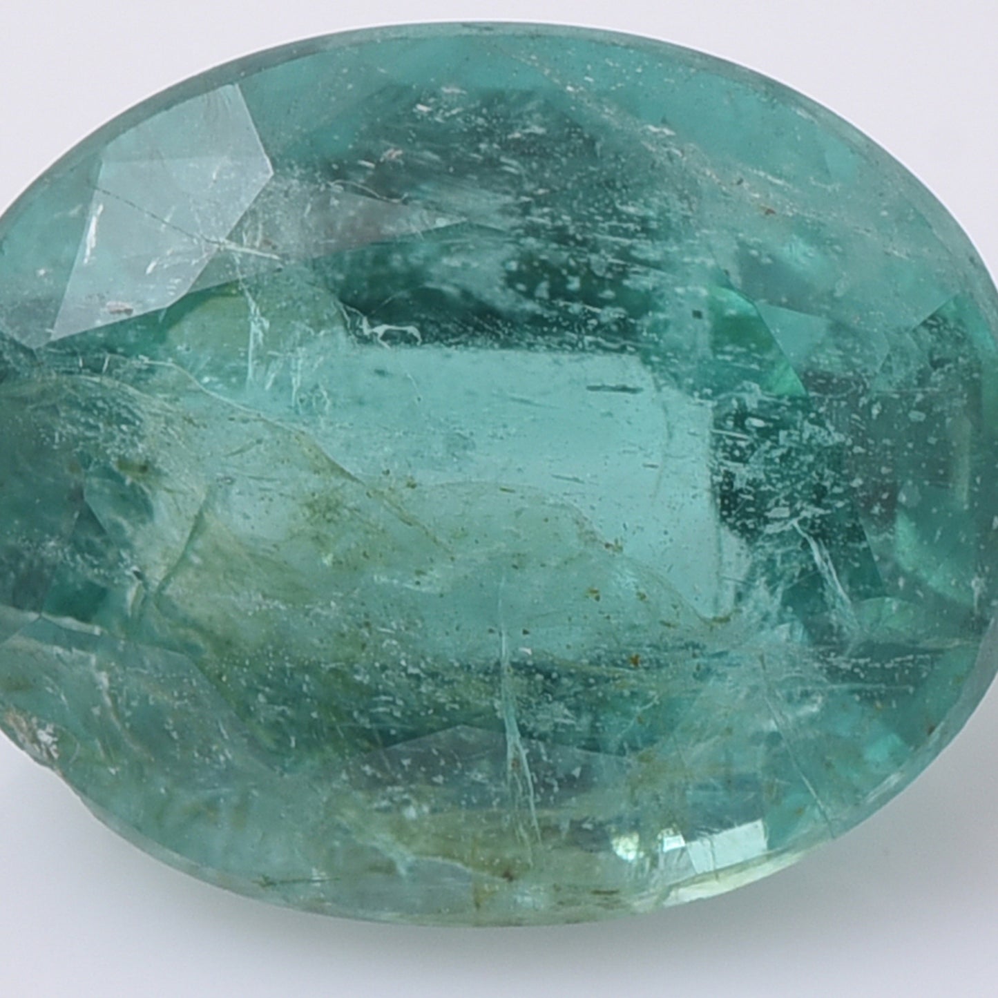 2.46 Natural Beryl Emerald Oval Mixed Cut Gemstone