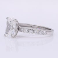 2.38 Carats Lab Grown Diamond 950 Platinum Ring
