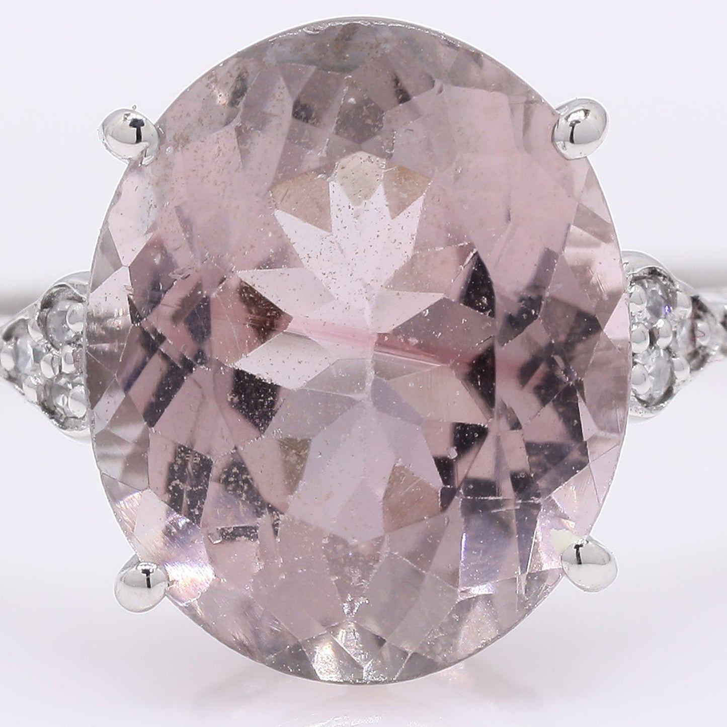 3.98 Ct Oval Mixed Cut Natural Tourmaline 950 Platinum Ring