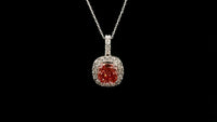 3.01 Carats Pink Lab Grown Diamond 14K Gold Pendant