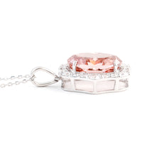 5.18 Carats Pink Lab Grown Diamond 14K Gold Pendant