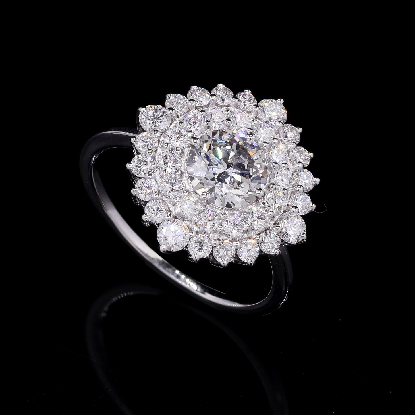 2.09 Carats Lab Grown Diamond 14K Gold Ring