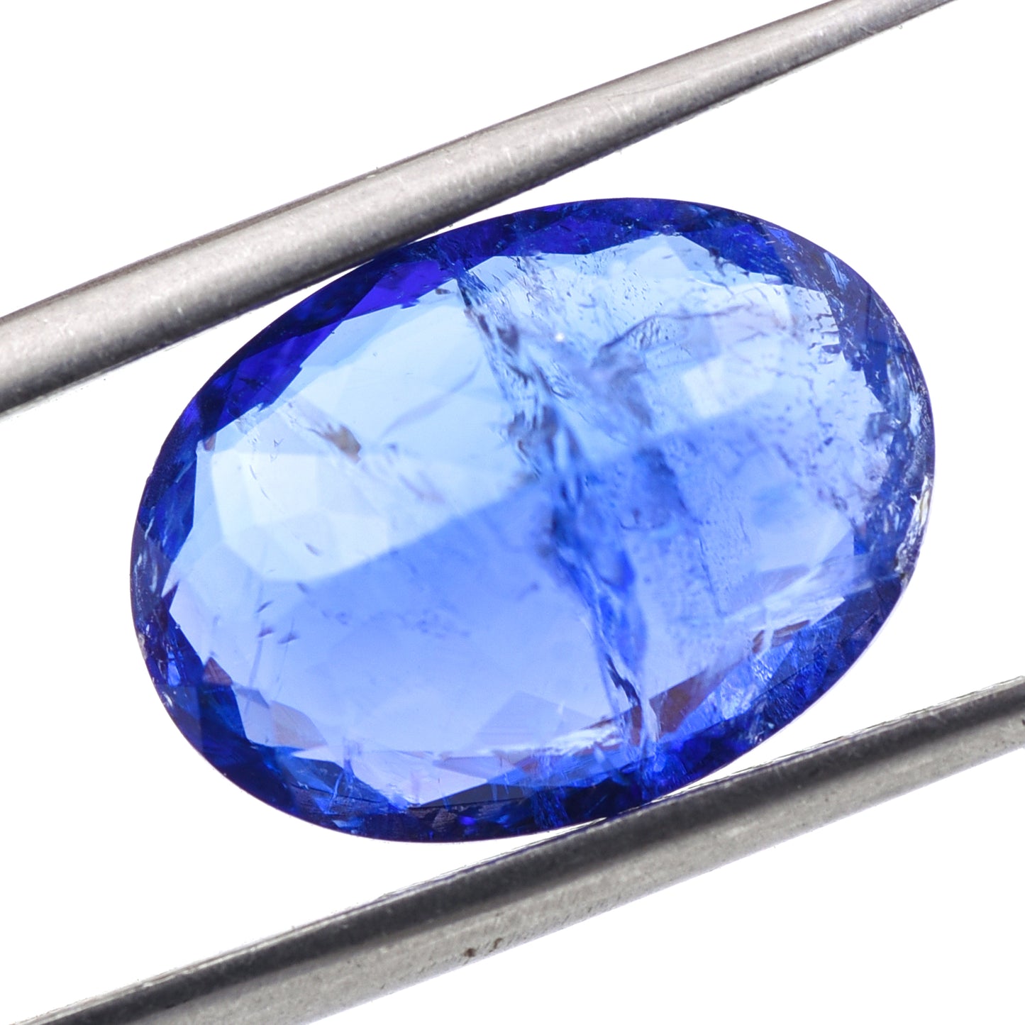 7.14 Natural Zoisite Tanzanite Oval Mixed Cut Gemstone