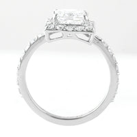 2.37 Carats Lab Grown Diamond 950 Platinum Ring