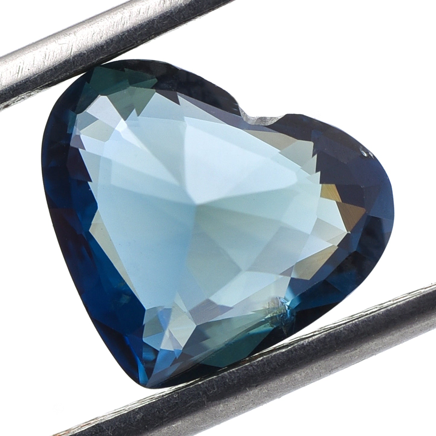 2.53 Natural Corundum Sapphire Heart Mixed Cut Gemstone