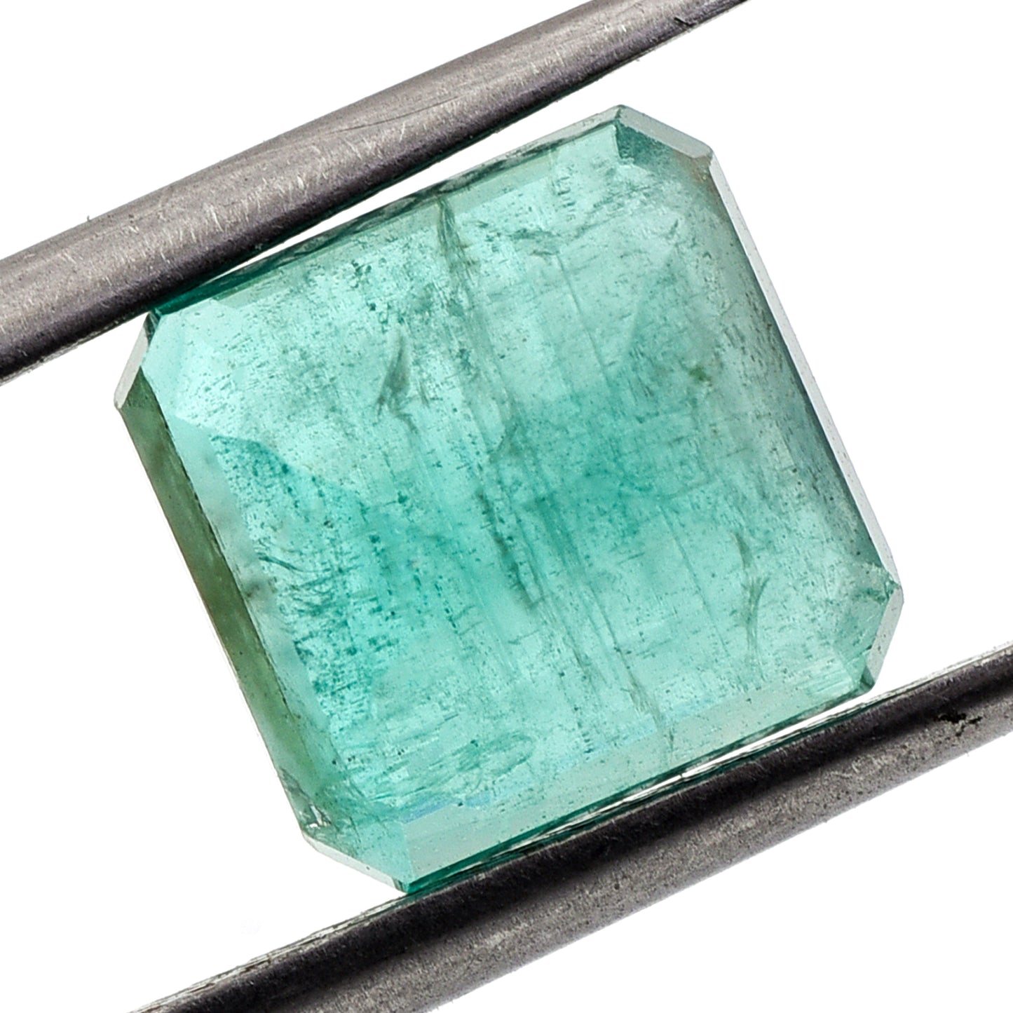 3.04 Natural Beryl Emerald Square Emerald Cut Gemstone