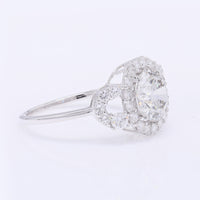 2.84 Carats Lab Grown Diamond 14K Gold Ring