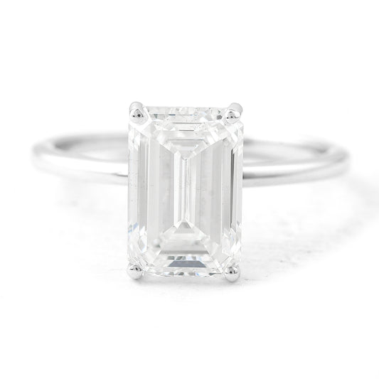 3.00 Carats Lab Grown Diamond 14K Gold Ring