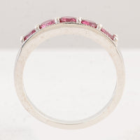 1.45 Ct Round Pink Topaz 925 Sterling Silver Ring