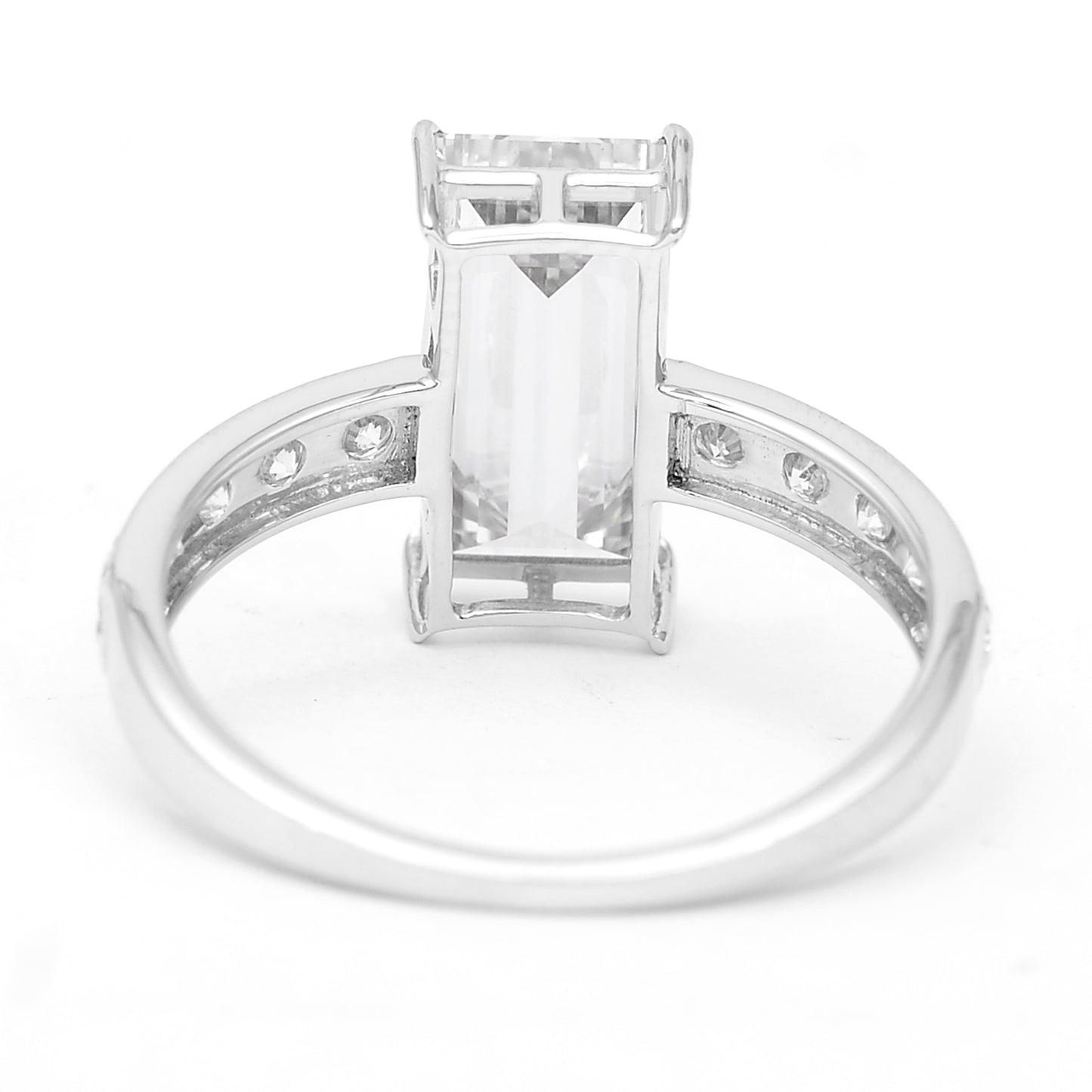 3.05 Carats Lab Grown Diamond 14K Gold Ring