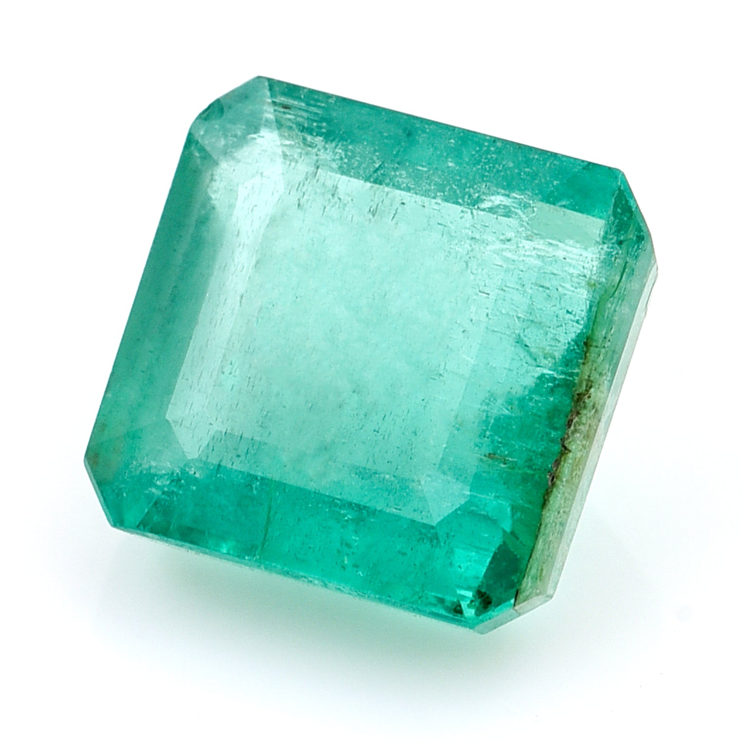3.04 Natural Beryl Emerald Square Emerald Cut Gemstone