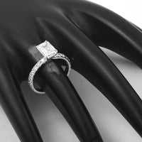 2.57 Carats Lab Grown Diamond 14K Gold Ring