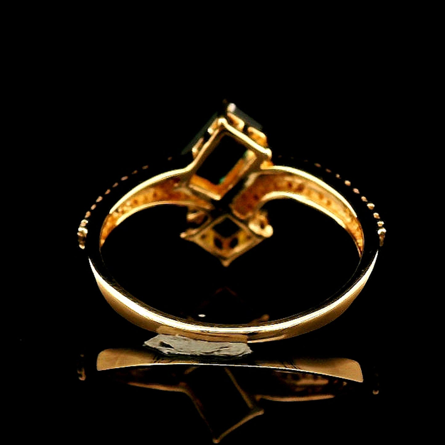1.14 Ct Octagon Tourmaline 14K Gold Ring